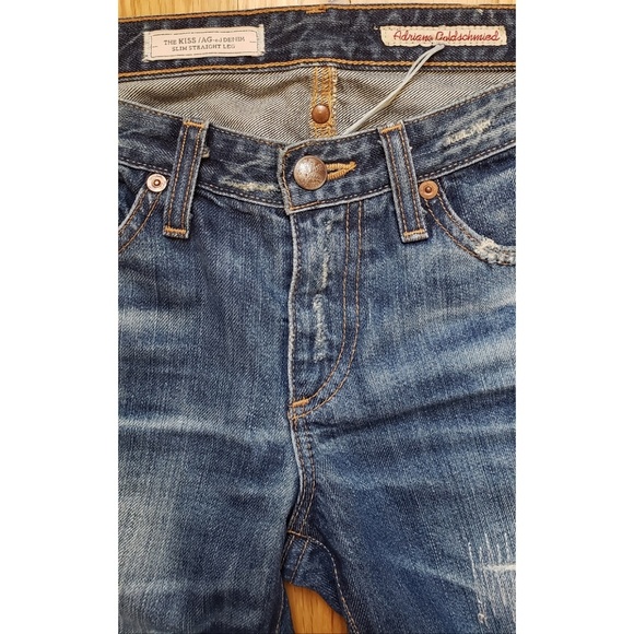 šSALE AG JEANS THE KISS SLIM STRAIGHT LEG 28 - Picture 3 of 5